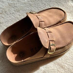 Birkenstock Leather Clogs